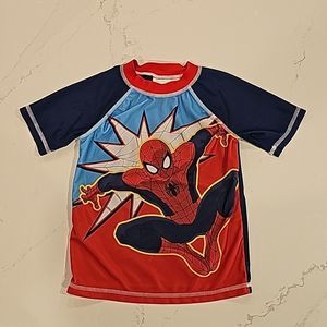 Marvel Spiderman Swim Shirt